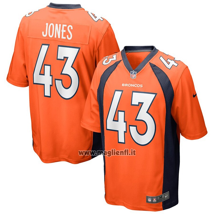 Maglia NFL Game Denver Broncos Joe Jones Arancione